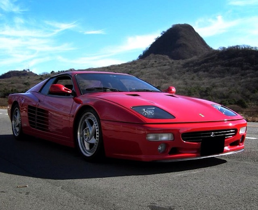 Retro Ferrari in red